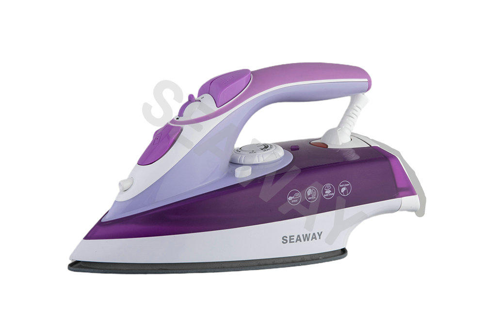 SW-3288 1100W-2600W Open Handle Steam Iron With Soft Grip Handle